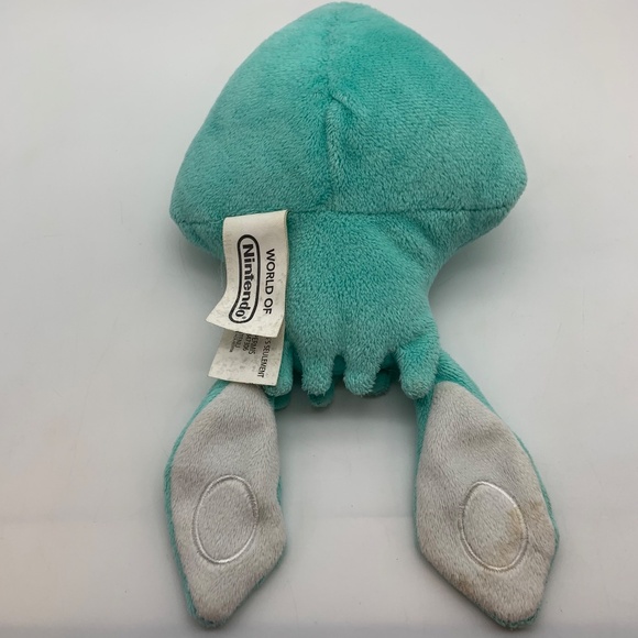 World of Nintendo Splatoon Cartoon Game Squid 8.5" Small Squid Plush - Picture 5 of 14